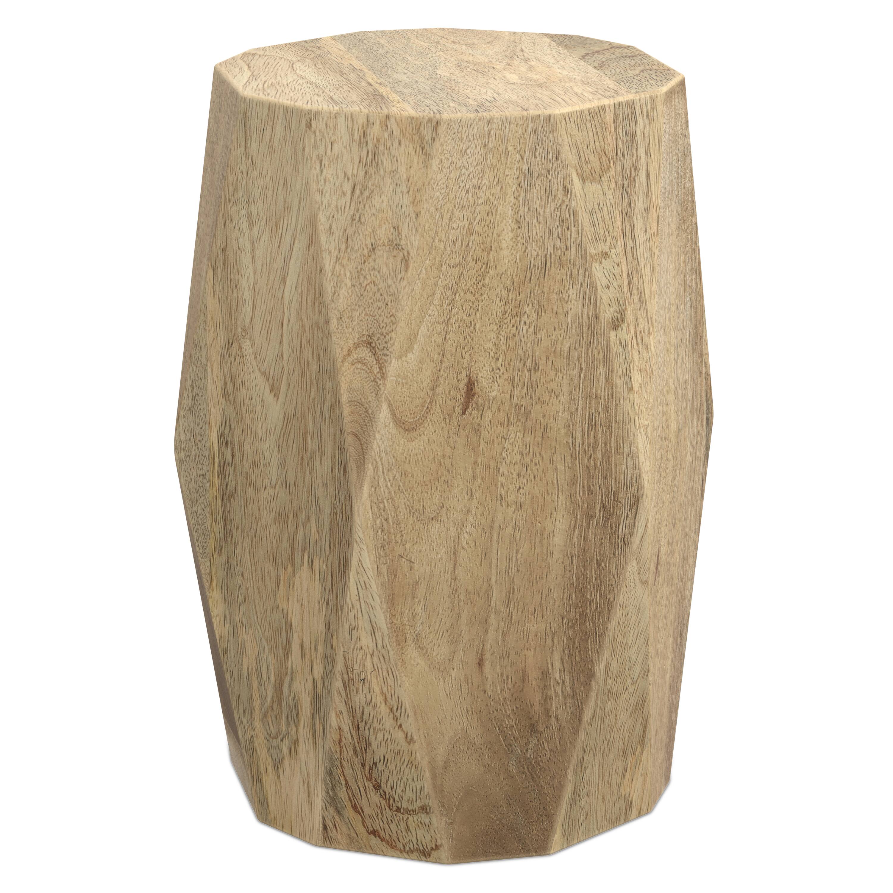 Alt View 3. Simpli Home - Judson 15 inch Wide Solid Mango Contemporary End Table in Natural, Assembled - Natural.