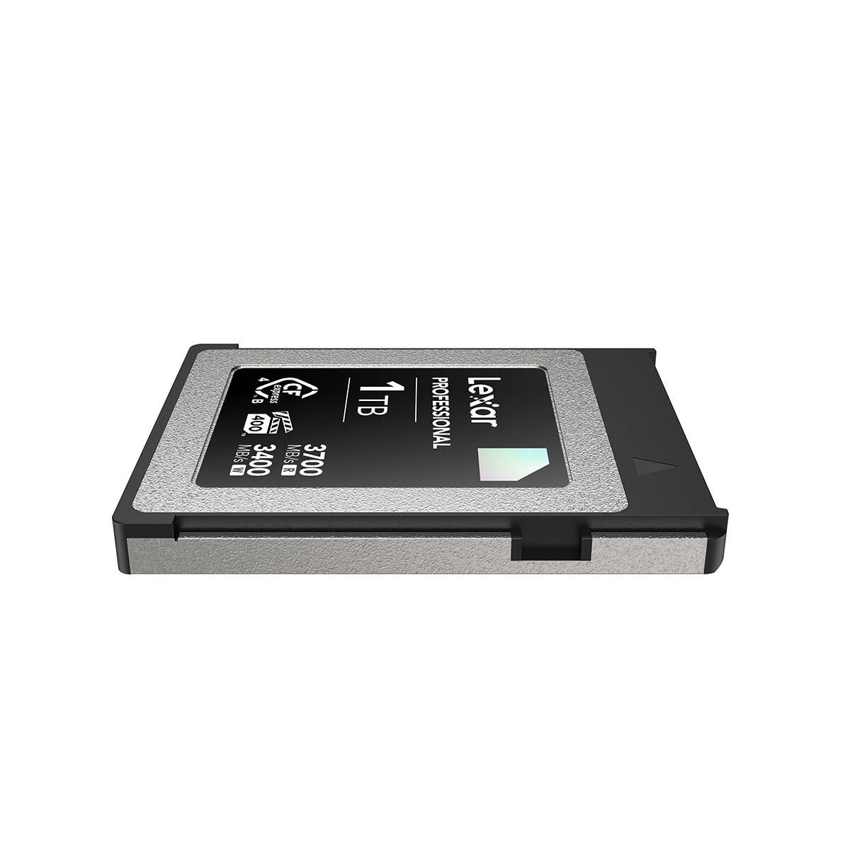 Lexar Professional Express CF B 1TB
400 MB/s
3400 MB/s
3700