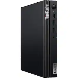 Lenovo - ThinkCentre M70q Intel Core i7-14700T 1.30 GHz up to 5.2 GHz 16GB DDR5 512GB SSD Intel UHD Graphics 770 No OS - Black