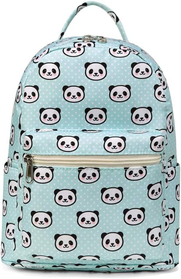 Live At Space - backpack grils children adult Cow Print - Panda