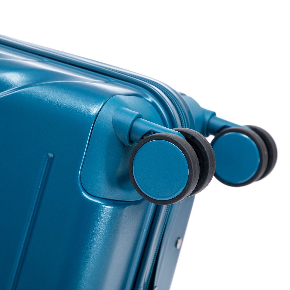 Alt View 10. Ropilly - Ropilly 2 Piece Luggage Set Hard Shell Suitcase with Cosmetic Case 20 Inch Dark Blue - Dark Blue.