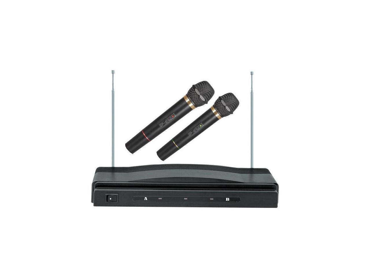 Alt View 7. Supersonic - Supersonic SC-900 Professional Wireless Dual Microphone System - Black.