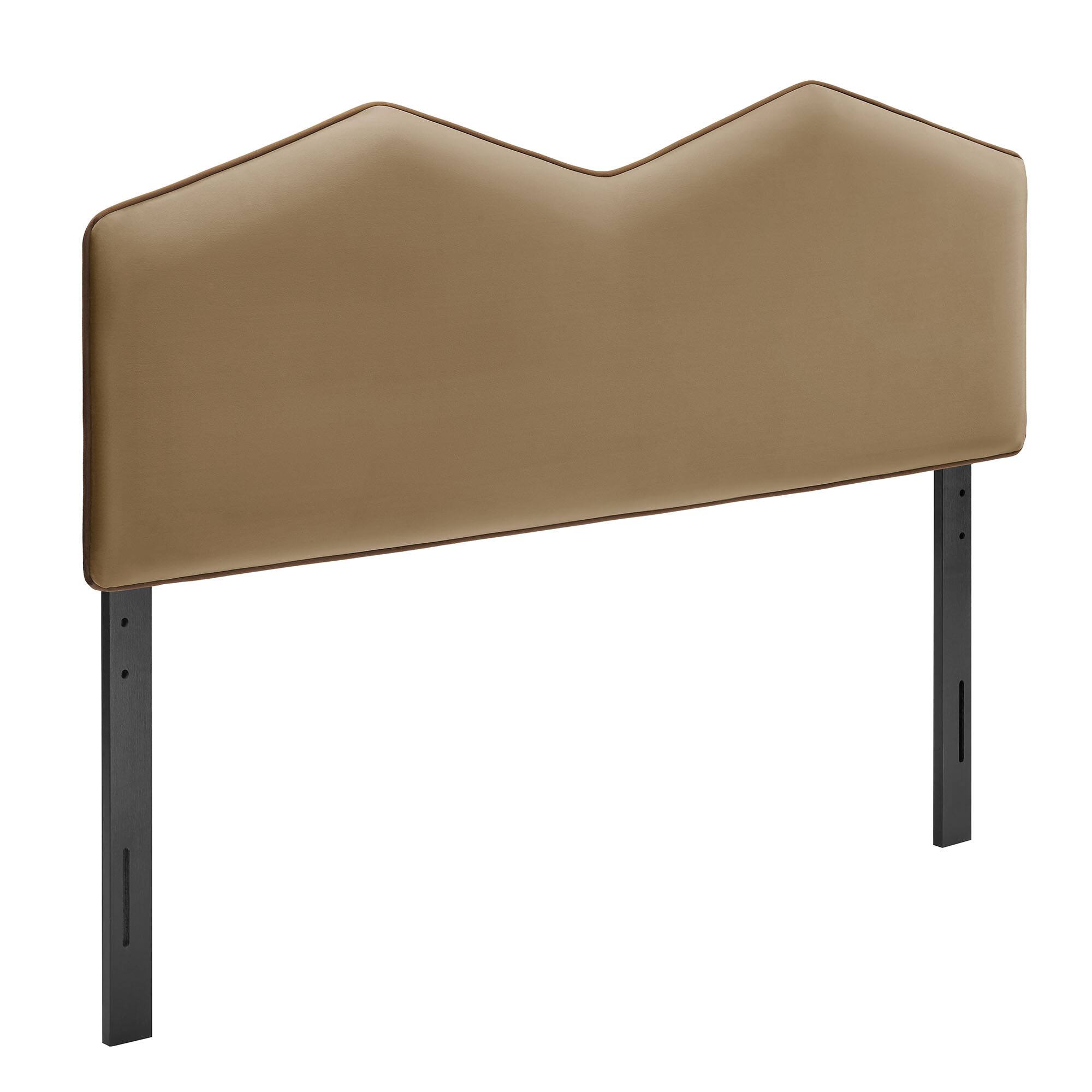 Angle. Modway - Cosette Performance Velvet Headboard by Modway - Taupe.