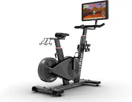 Aviron - Fit Bike S with 22" HD Touchscreen. Access to Game-Based Workouts, Streaming, and Classes. 15 - Black