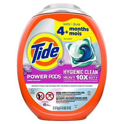 Tide - Power PODS Laundry Detergent Pacs, Spring Meadow, 45 Capsules (53437/09493)