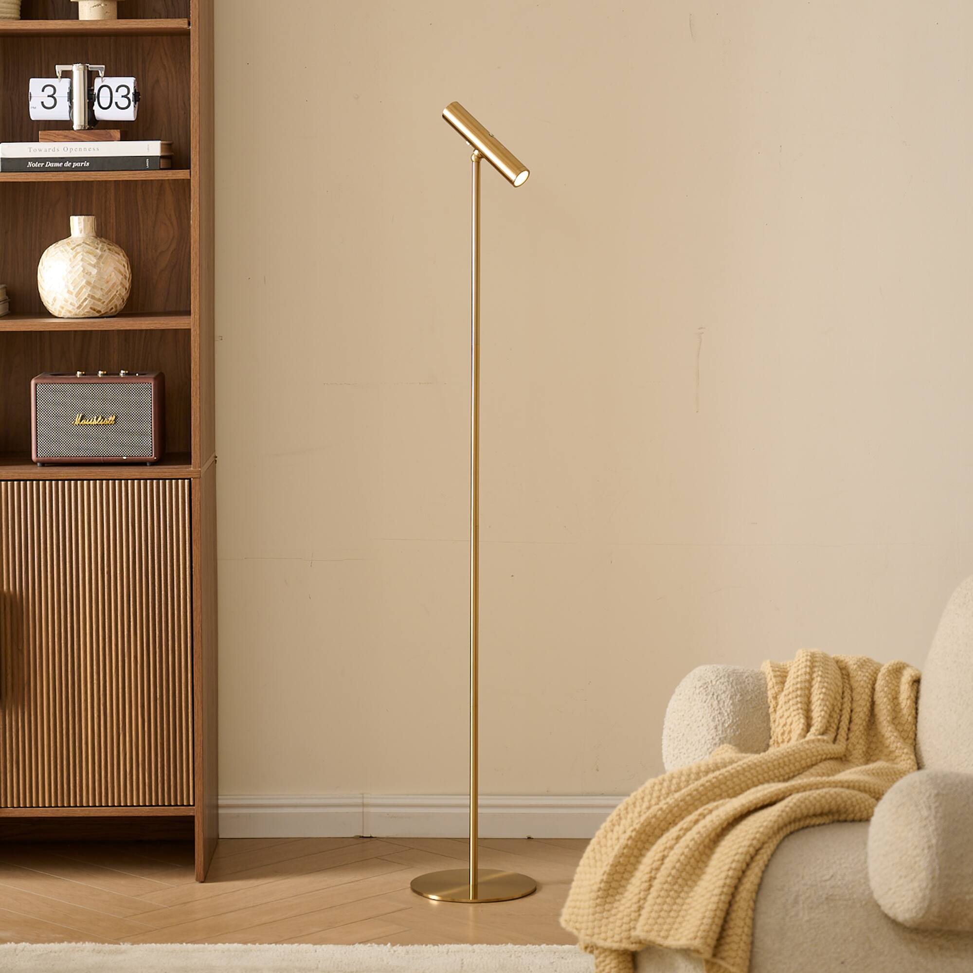 Kings Brand Furniture Cordless Rechargeable LED Floor Lamp Magnetic ...