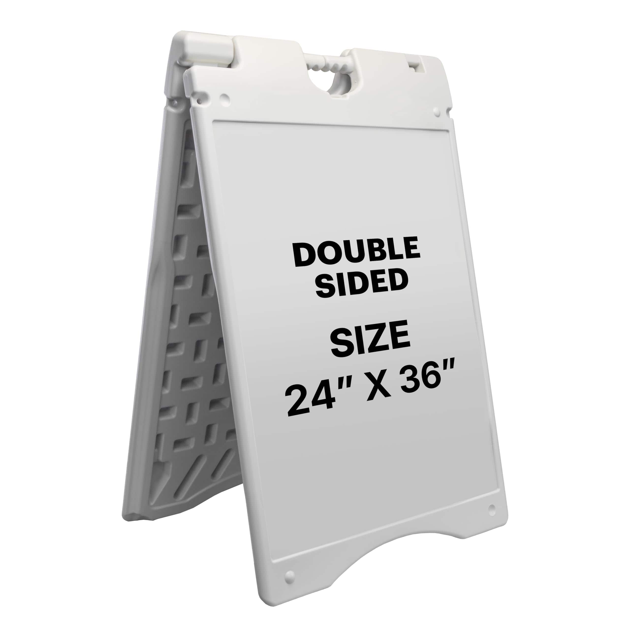 Jumbl - A Frame Sandwich Board – 24 x 36” Display Sidewalk Sign with PVC Sign Protector - White price history on PriceWatchPro