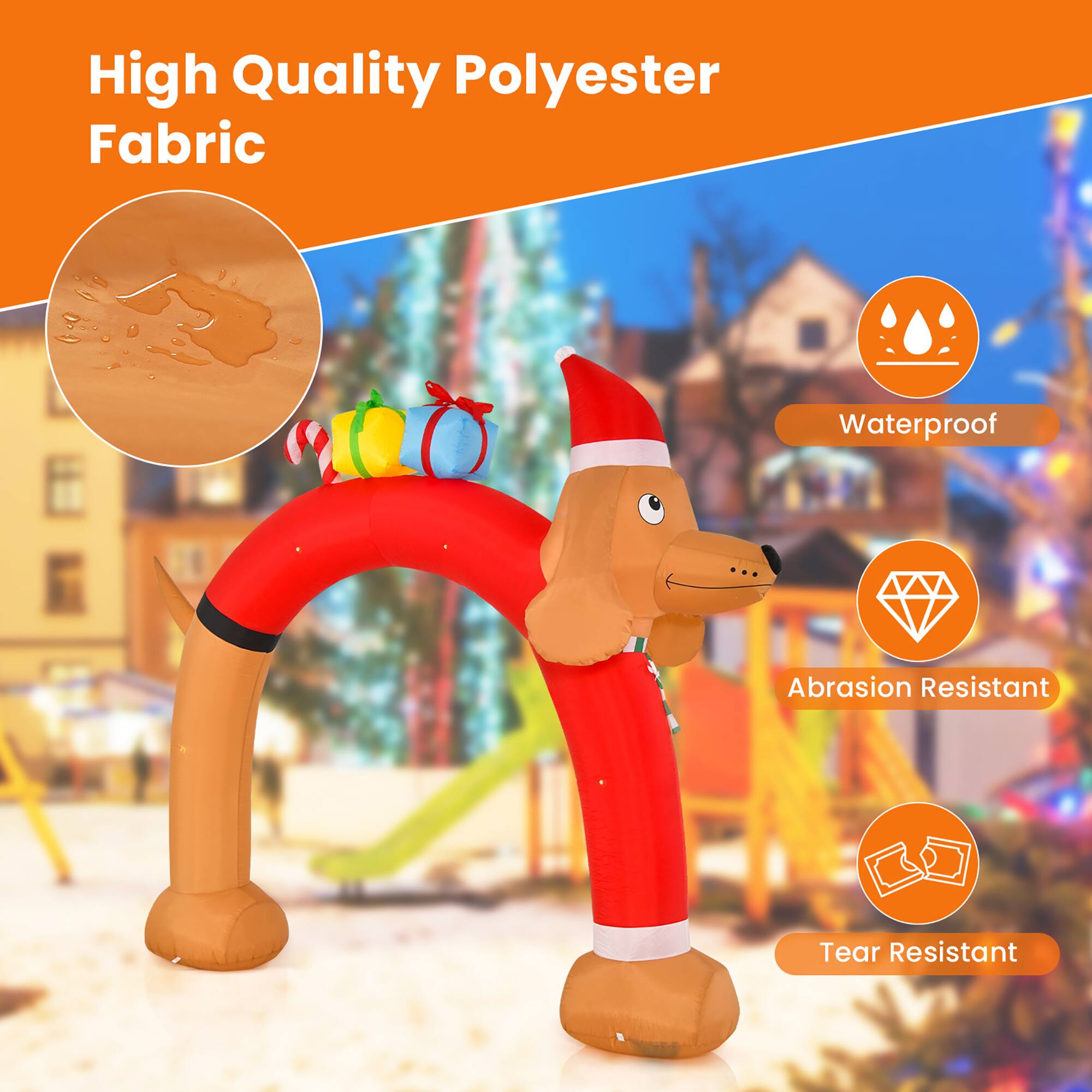 High Quality Polyester Fabric

- Waterproof
- Abrasion Resistant
- Tear Resistant