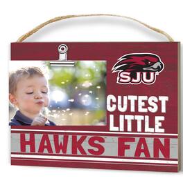 Jardine - Saint Joseph's Hawks 8'' x 10'' Cutest Little Team Logo Clip Photo Frame - Crimson