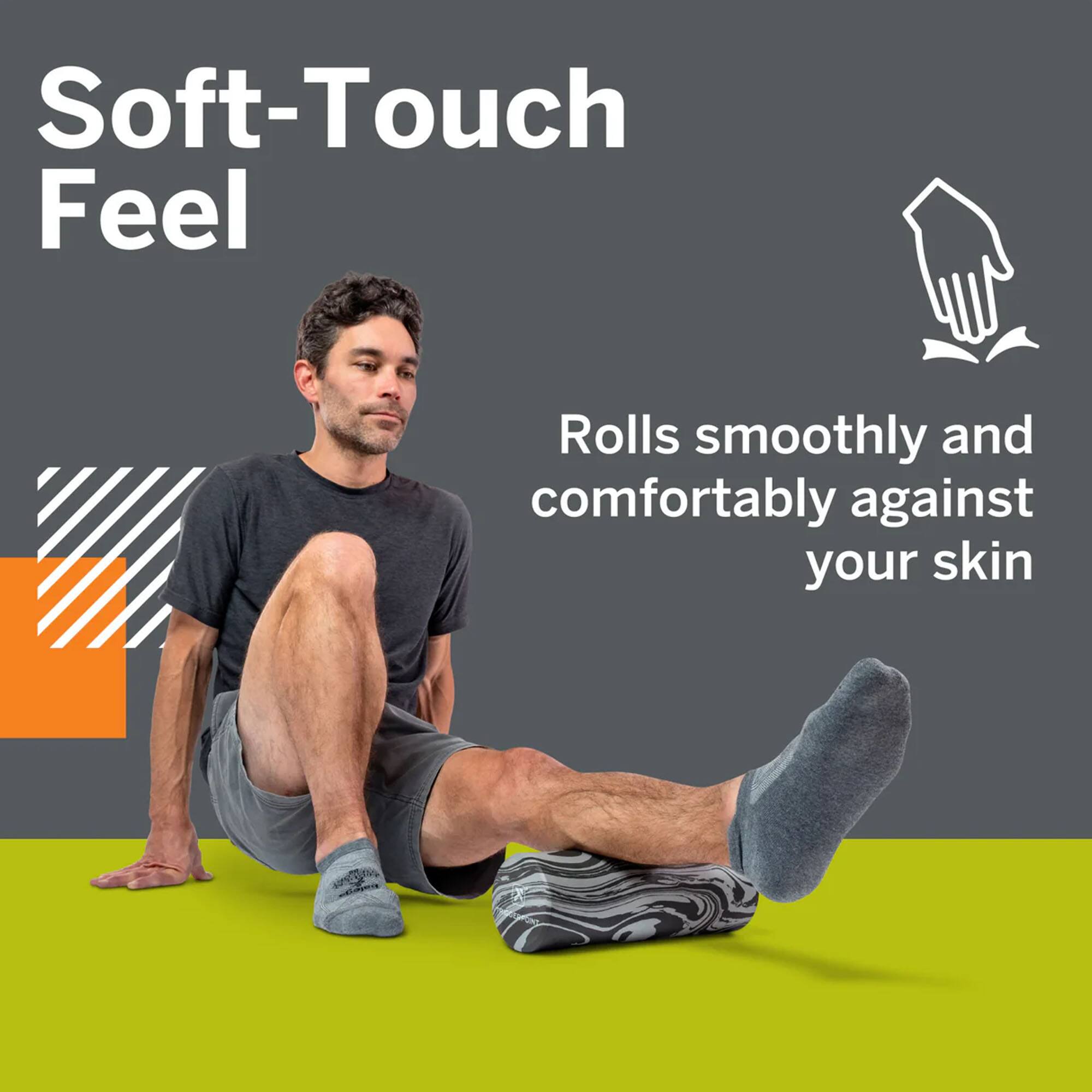 Soft-Touch Feel  
Rolls smoothly and comfortably against your skin