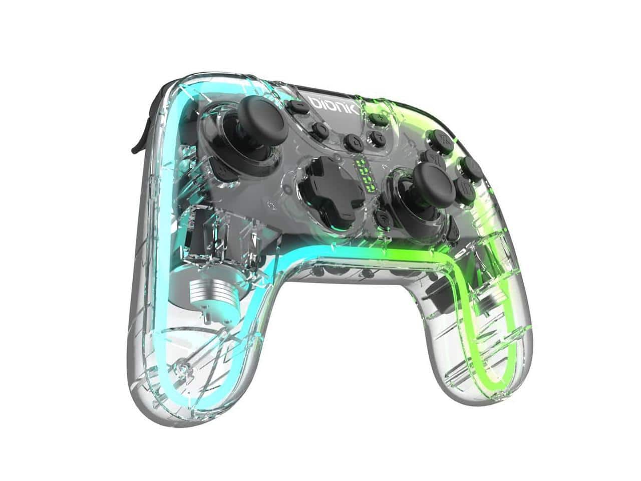 Bionik - NeoGlow Wireless RGB Gaming Controller for Nintendo Switch/Switch OLED/PC - Multicolor