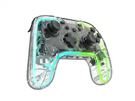 Bionik - NeoGlow Wireless RGB Gaming Controller for Nintendo Switch/Switch OLED/PC - Multicolor