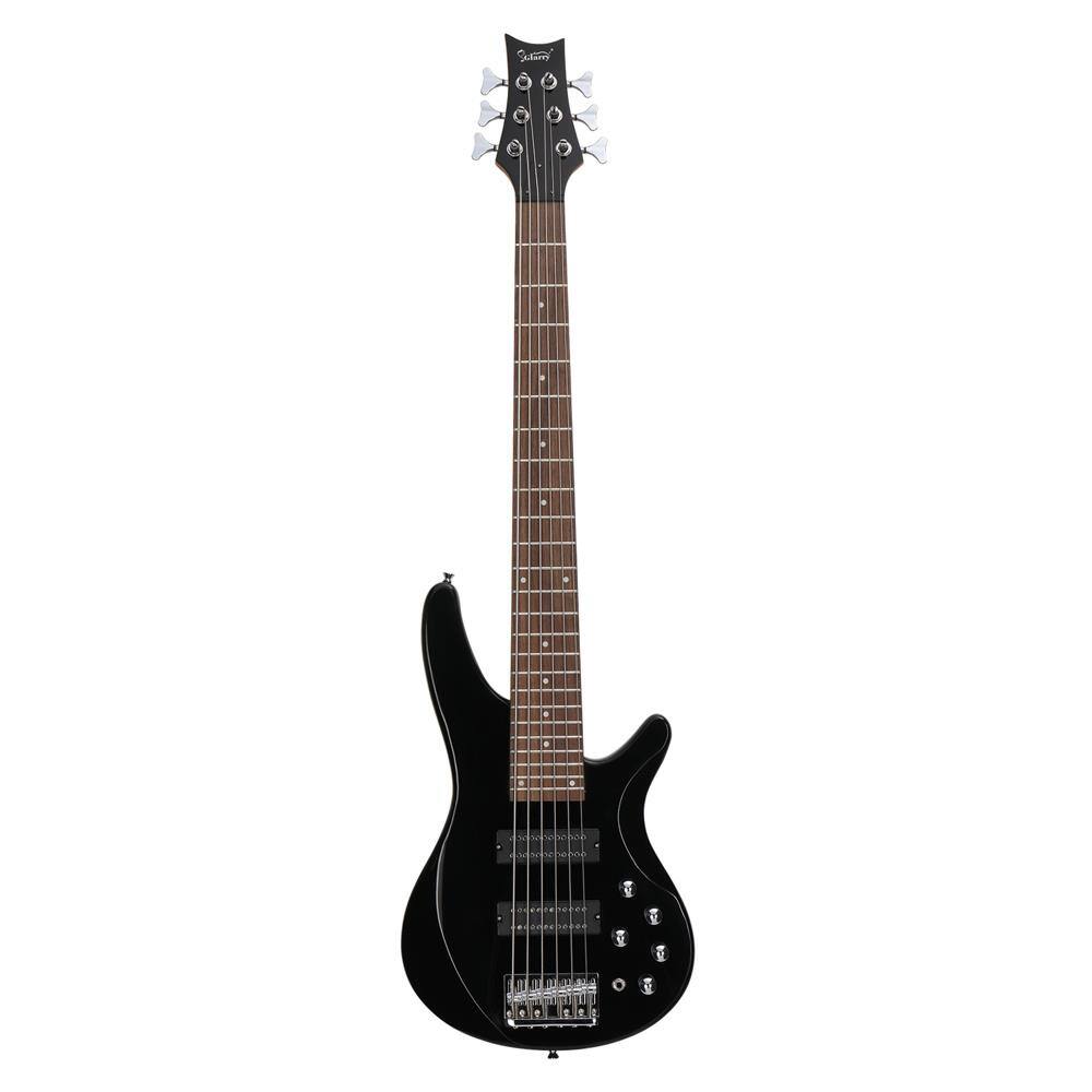 Alt View 4. Winado - Bass Guitar 6 String Electric Bass Guitars, Beginner Bass Guitar with Professional H-H pickup, 3 Way Pickup Selector.