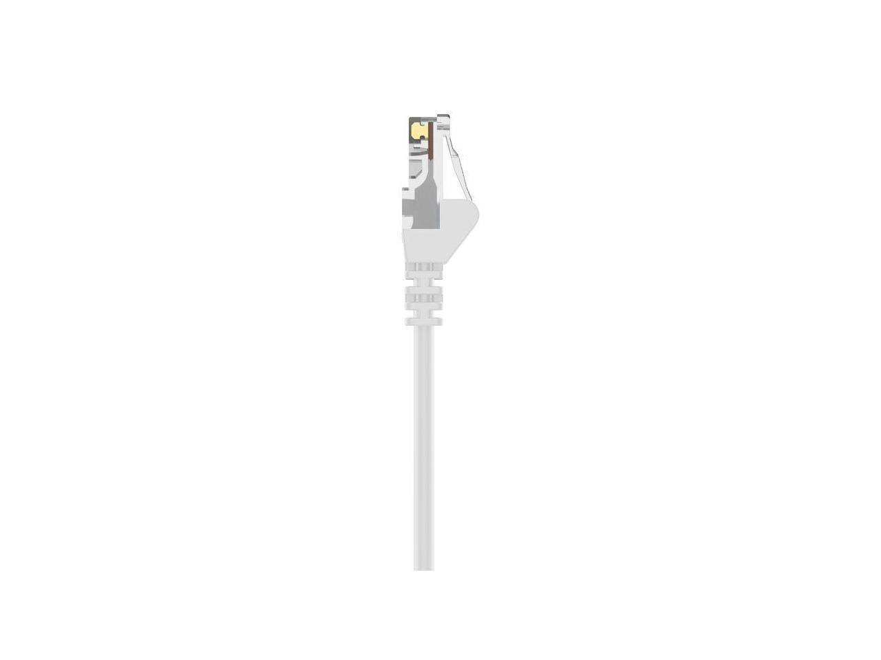 Alt View 4. Belkin - Belkin 75ft CAT6 Ethernet Patch Cable Snagless, RJ45, M/M White Model A3L980-75-WHT-S.