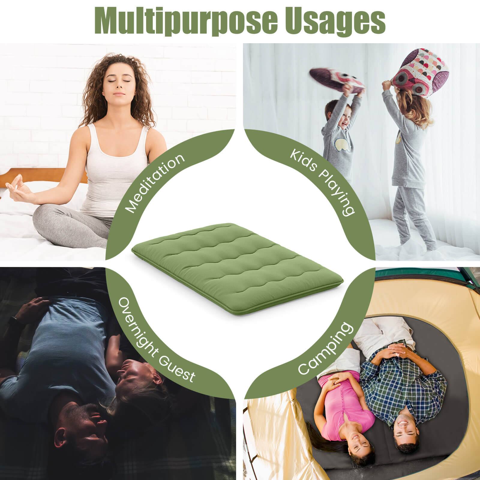 Multipurpose Usages

- Meditation
- Kids Playing
- Overnight Guest
- Camping