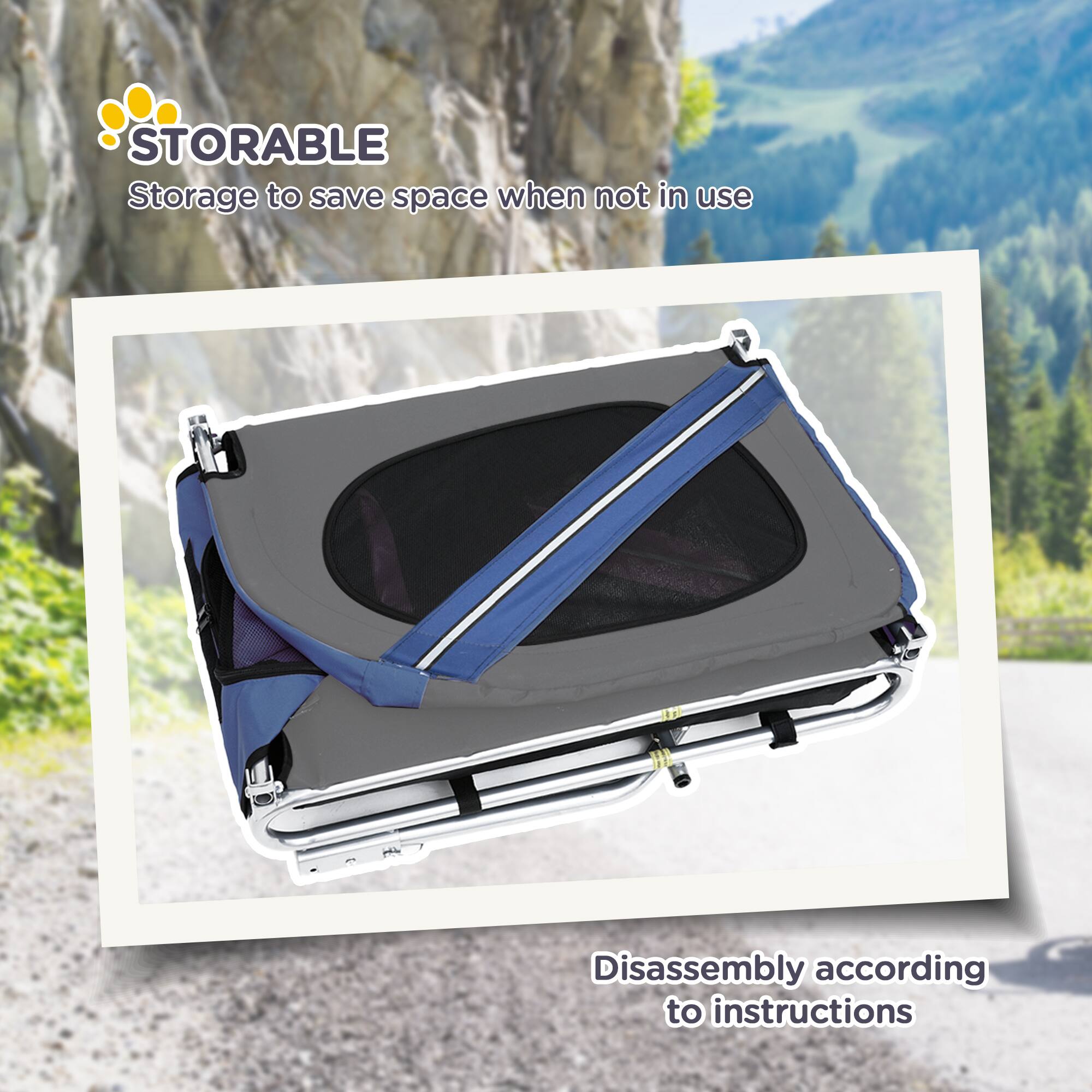 STORABLE  
Storage to save space when not in use  
IF  
Disassembly according to instructions