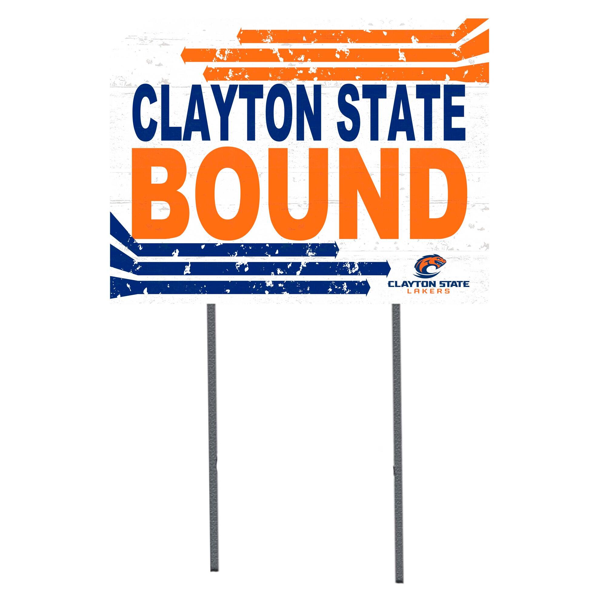 Clayton State Lakers 18'' x 24'' Bound Yard Sign