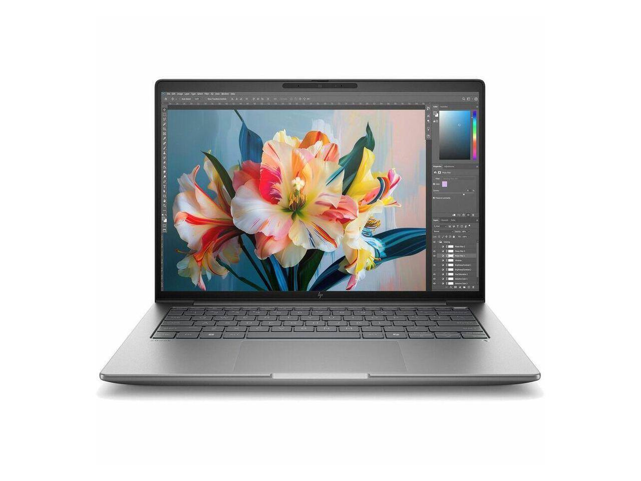 Alt View 8. HP - HP ZBook 8 G1i 14" Mobile Workstation - WUXGA - 60 Hz - Intel Core Ultra 7 265H - vPro Technology - 16 GB - 512 GB SSD - Silver.