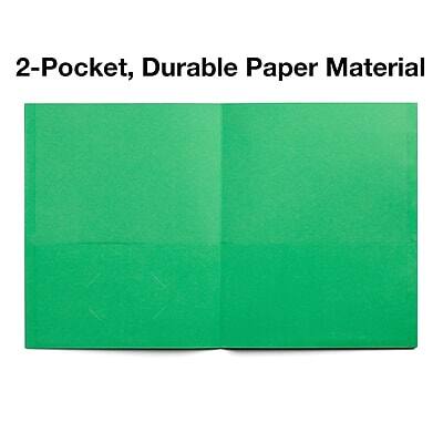 2-Pocket, Durable Paper Material