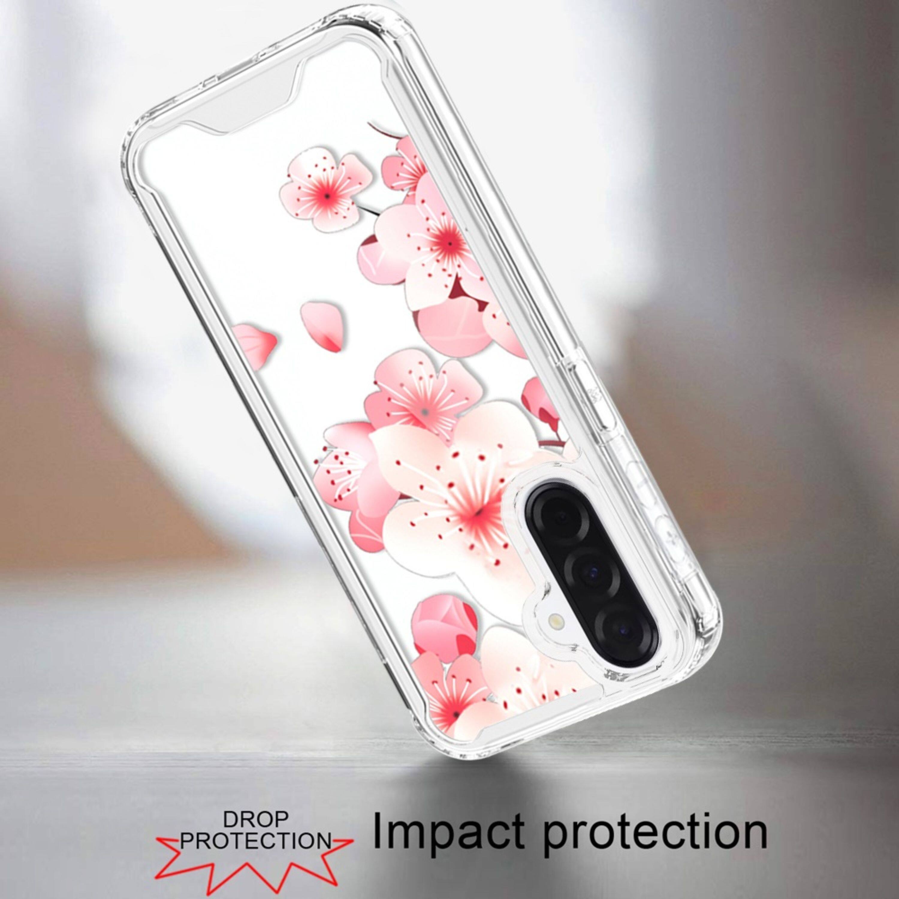 Kitcheniva Whimsical Graphic Case With Ultra Clear TPU Shell & Tempered ...