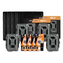 Spypoint - Force-24MP Non-Cellular Trail Camera Bundle (4 Pack) with Accessories