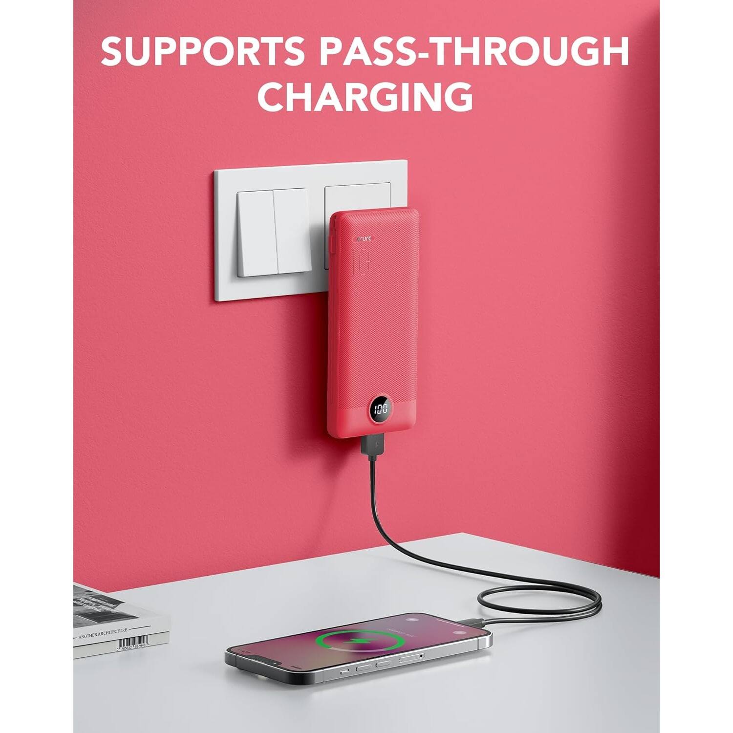 SUPPORTS PASS-THROUGH CHARGING OFL - 100 UTAANCLEM JINE