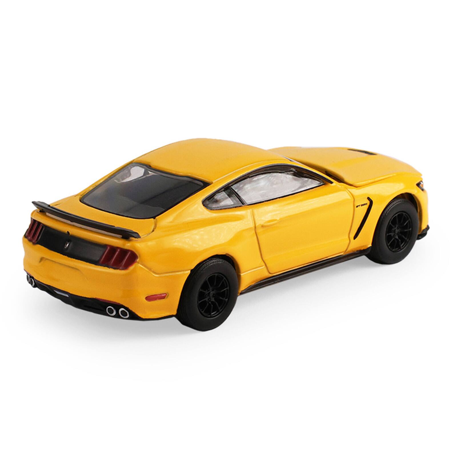 Alt View 2. Greenlight - 2017 Ford Mustang Shelby GT350 Triple Yellow Tri-Coat "Stampede" Series 2 1/64 Diecast Model Car by Greenlight.