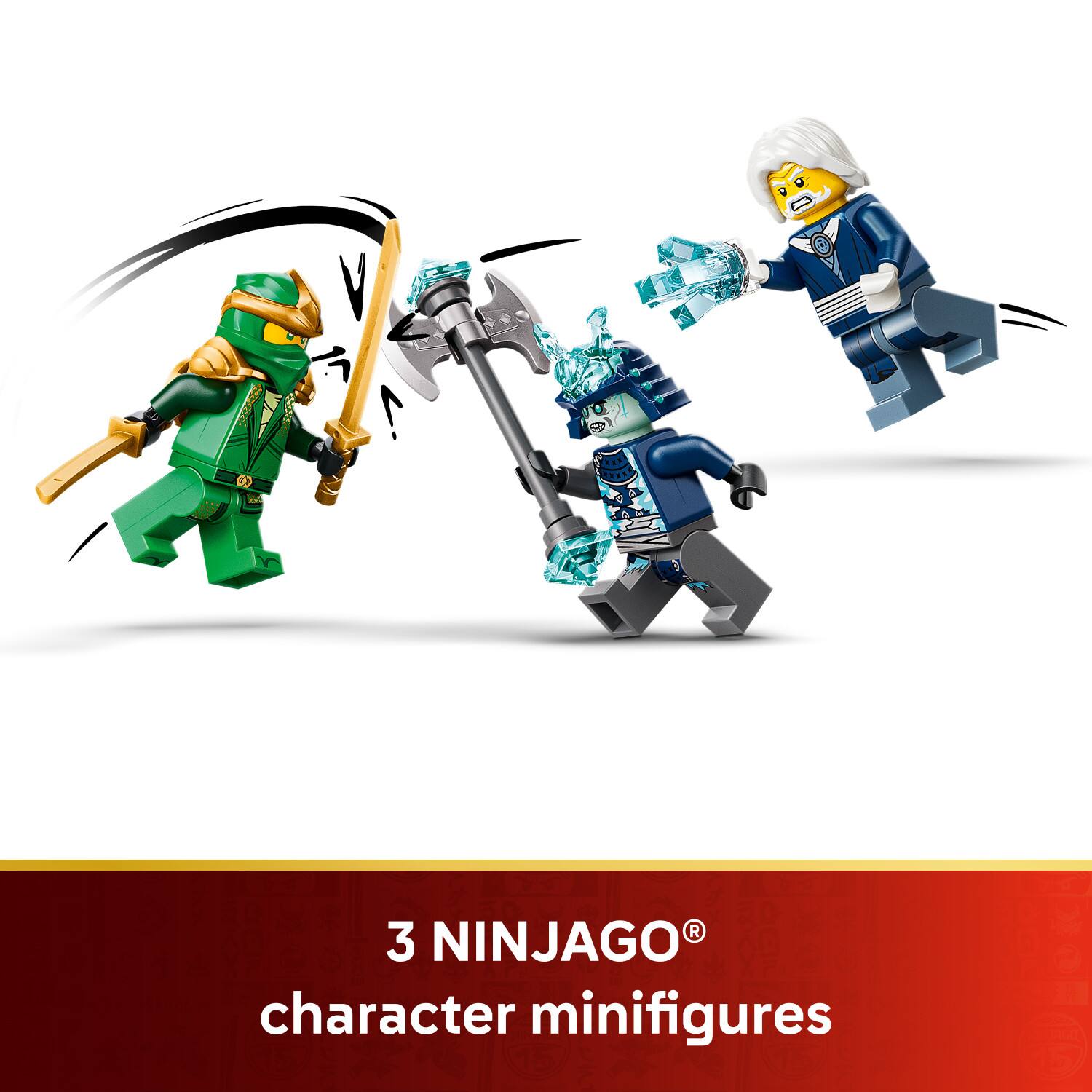 3 NINJAGO® character minifigures