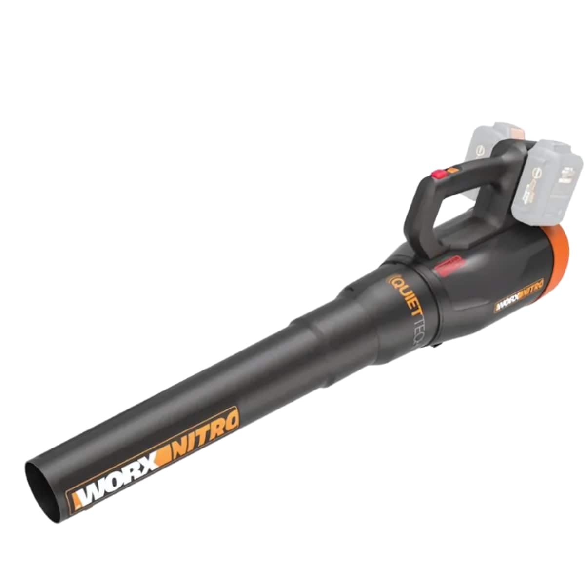 WORX - Nitro WG581.9 40V 4.0Ah Cordless 530 CFM QuietTech Leaf Blower - Tool Only - Black - Front_Zoom