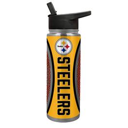 Great American Products - Pittsburgh Steelers 24oz. Jr. Thirst Game Ball Hydration Bottle - Brown