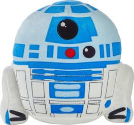 Mattel - Star Wars Cuutopia 10-inch R2-D2 Plush, Soft Rounded Pillow Doll, Collectible - Blue