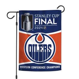 WinCraft - Edmonton Oilers 2024 Western Conference Champions 12" x 18" Double-Sided Garden Flag - Multicolor