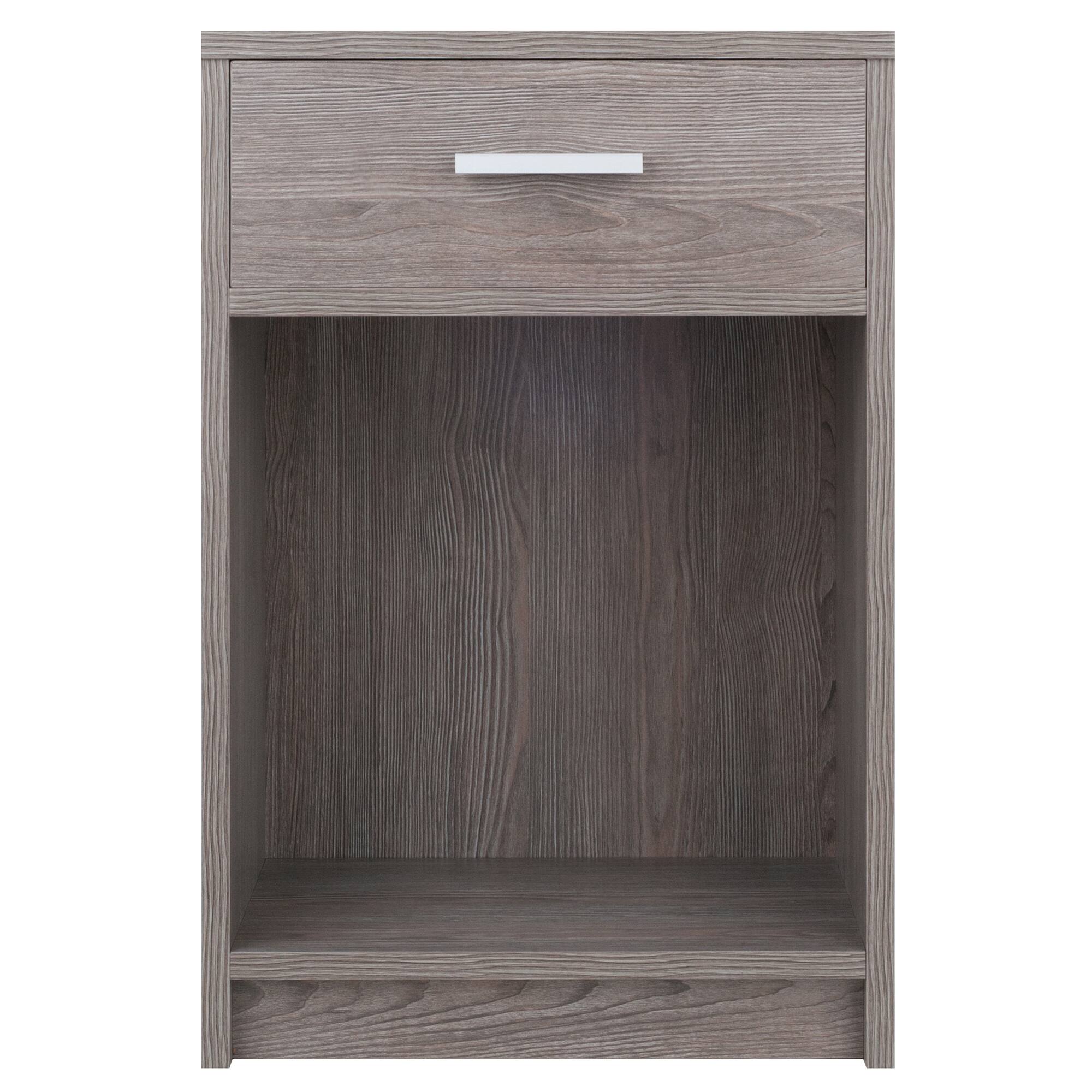 Left. Winsome Wood - Rennick Accent Table, Nightstand - Ash Gray.