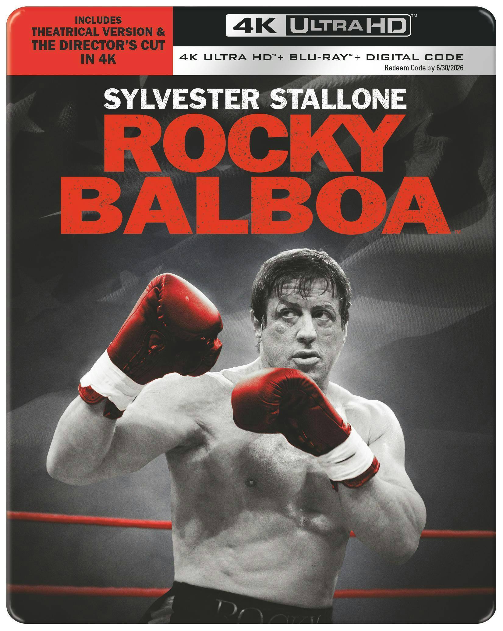 Rocky Balboa Theatrical & Director's Cut (Limited Edition 4K Steelbook + Blu-ray) [UHD]
