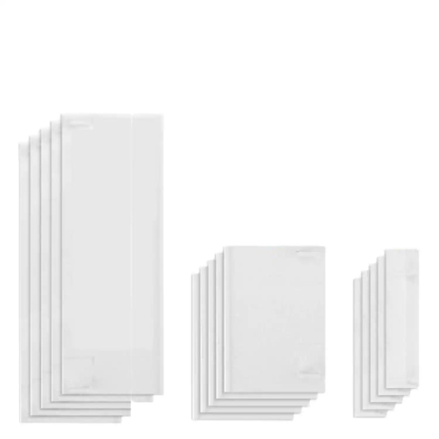Front. Home Collection - Wii Memory Card and GC Controller Port Covers, 15 pack, White - White.