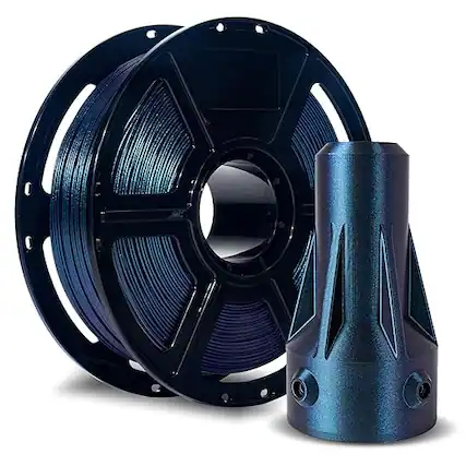 Front. Flashforge - ASA Filament 1.75mm ±0.02mm, 93°C Temp Res, 1kg Spool, Clog-Free, for Most 1.75mm 3D Printers - Burnt Titanium.