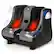 Angle. Costway - Foot & Calf Massager with Heat Vibration Deep Kneading Shiatsu Foot Massage Machine Grey - Grey.