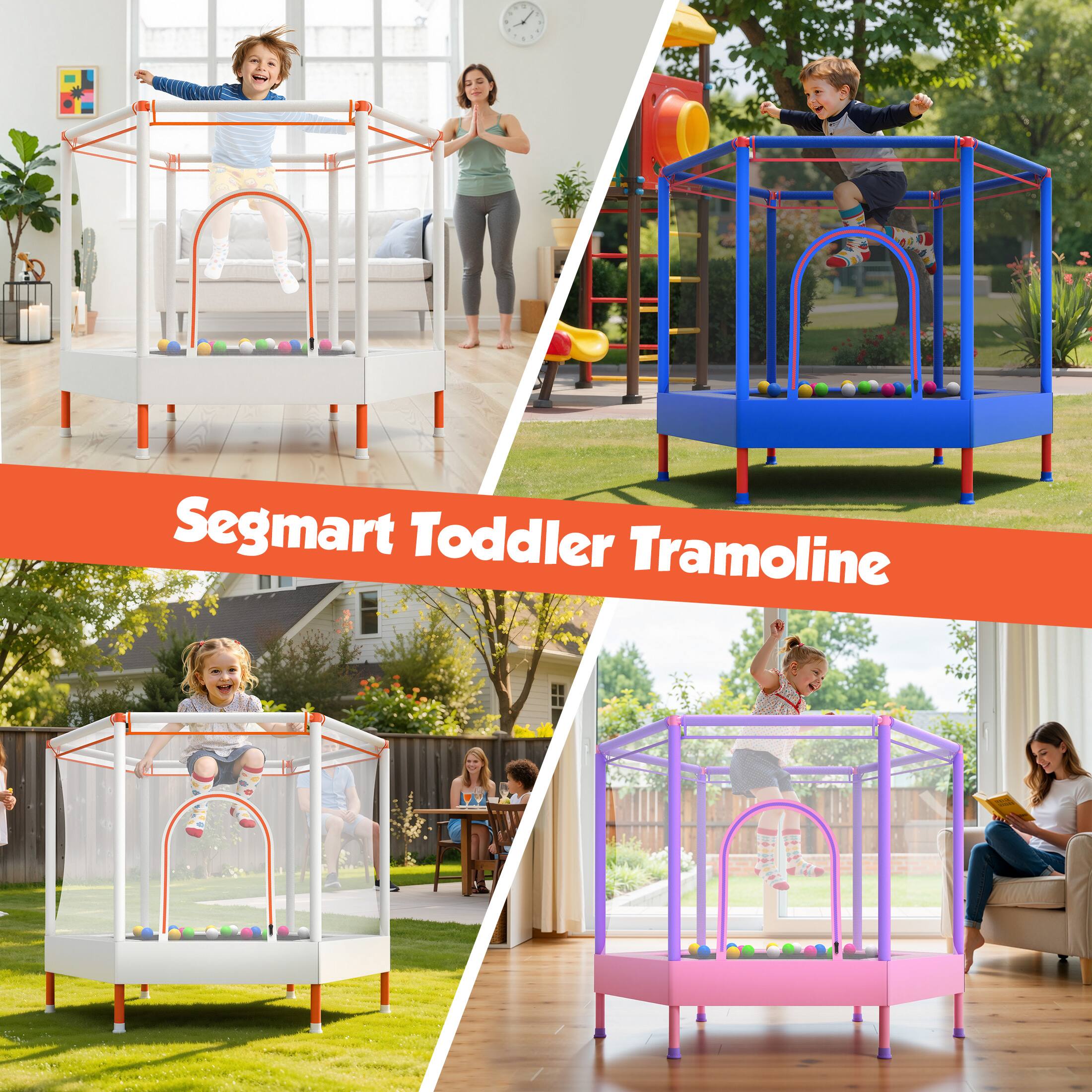 Segmart Toddler Trampoline