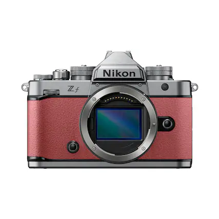 Front. Nikon - Nikon Zf Mirrorless Camera with 24.5MP Full Frame Sensor (Silver and Mauve Pink).