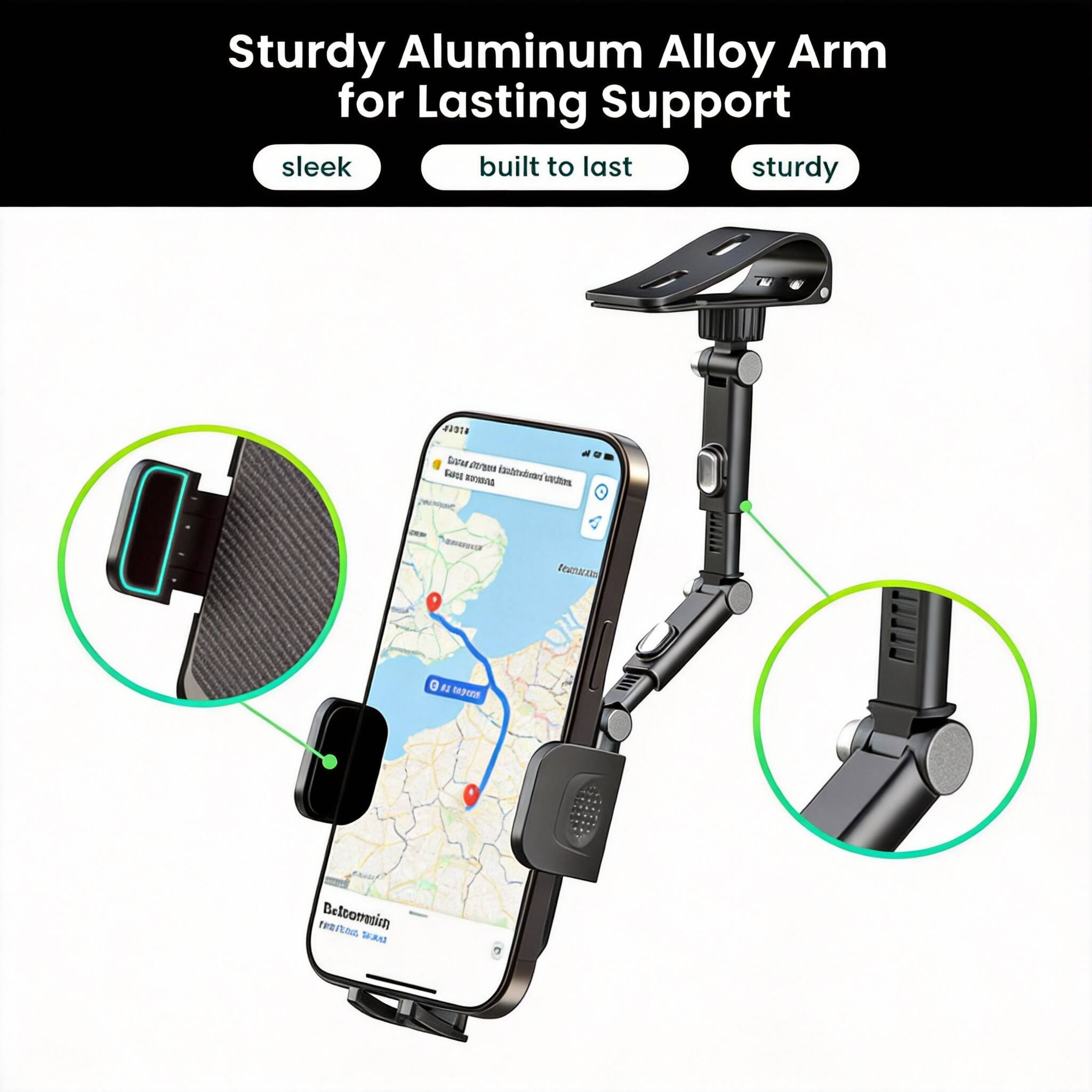 Sturdy Aluminum Alloy Arm for Lasting Support

sleek built to last sturdy