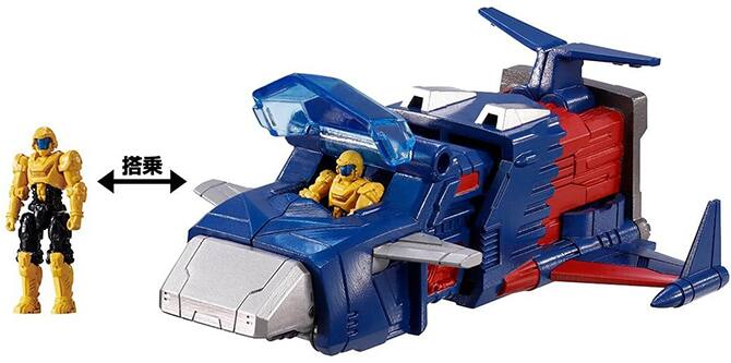 Alt View 4. Transformers - DA-96 Robot Base Dia Fighter/S | Diaclone Reboot.