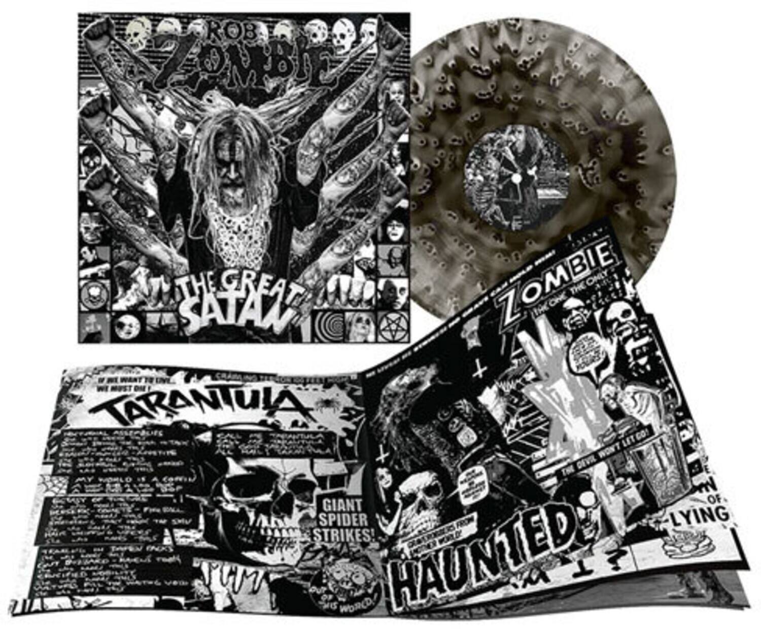 ROB ZOMBIE  
THE GREAT SATAN  
ONLY THE DEVIL  
TCONE TARANTULA  
LET CO!  
WON'T  
DEVIL THE m  
GIANT OF SPIDER  
LYING STRIKES  
nothing_to_c nD  
IS WORED  
HAUNTED