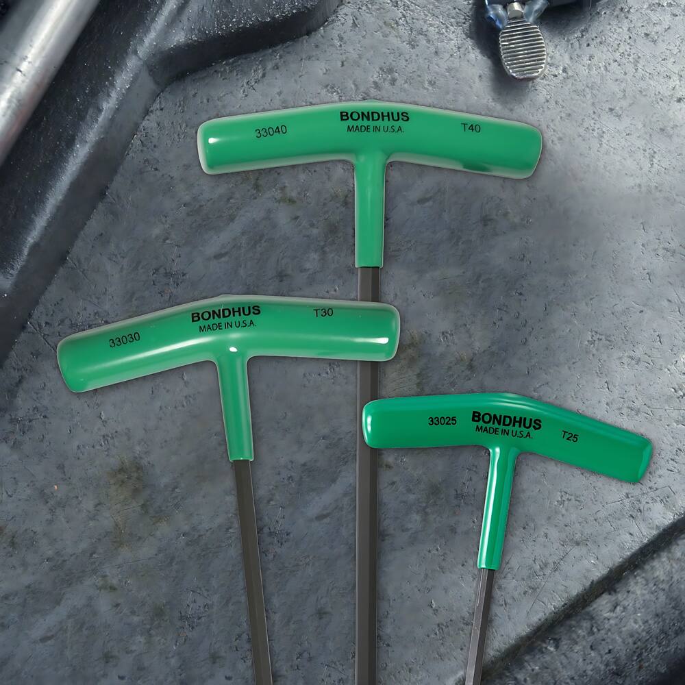 33040 BONDHUS MADE IN U.S.A. T40  
33030 BONDHUS MADE IN U.S.A. T30  
33025 BONDHUS MADE IN U.S.A. T25