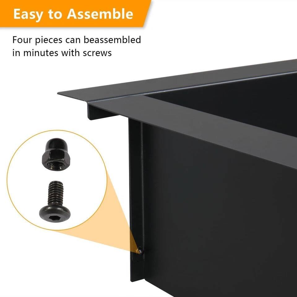 Easy to Assemble

Four pieces can be assembled in minutes with screws