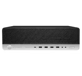 HP - Refurbished Excellent - EliteDesk 800 G3 Intel Core i5-6500 3.2 GHz 8 GB DDR4 256 GB SSD Intel HD Graphics 530 Desktop - Black