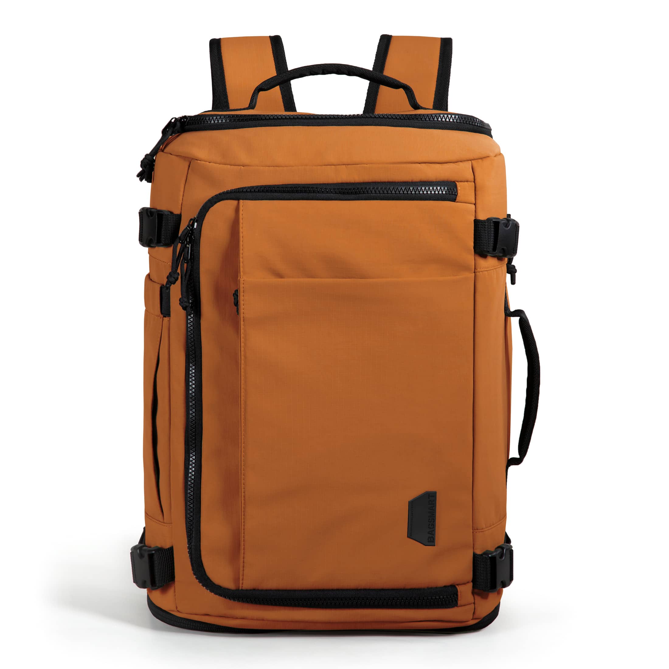 Bagsmart - Blast 38L Expandable Travel Backpack, Flight Approved Carry On Laptop Backpack with USB Port for Men Women - Orange price history on PriceWatchPro