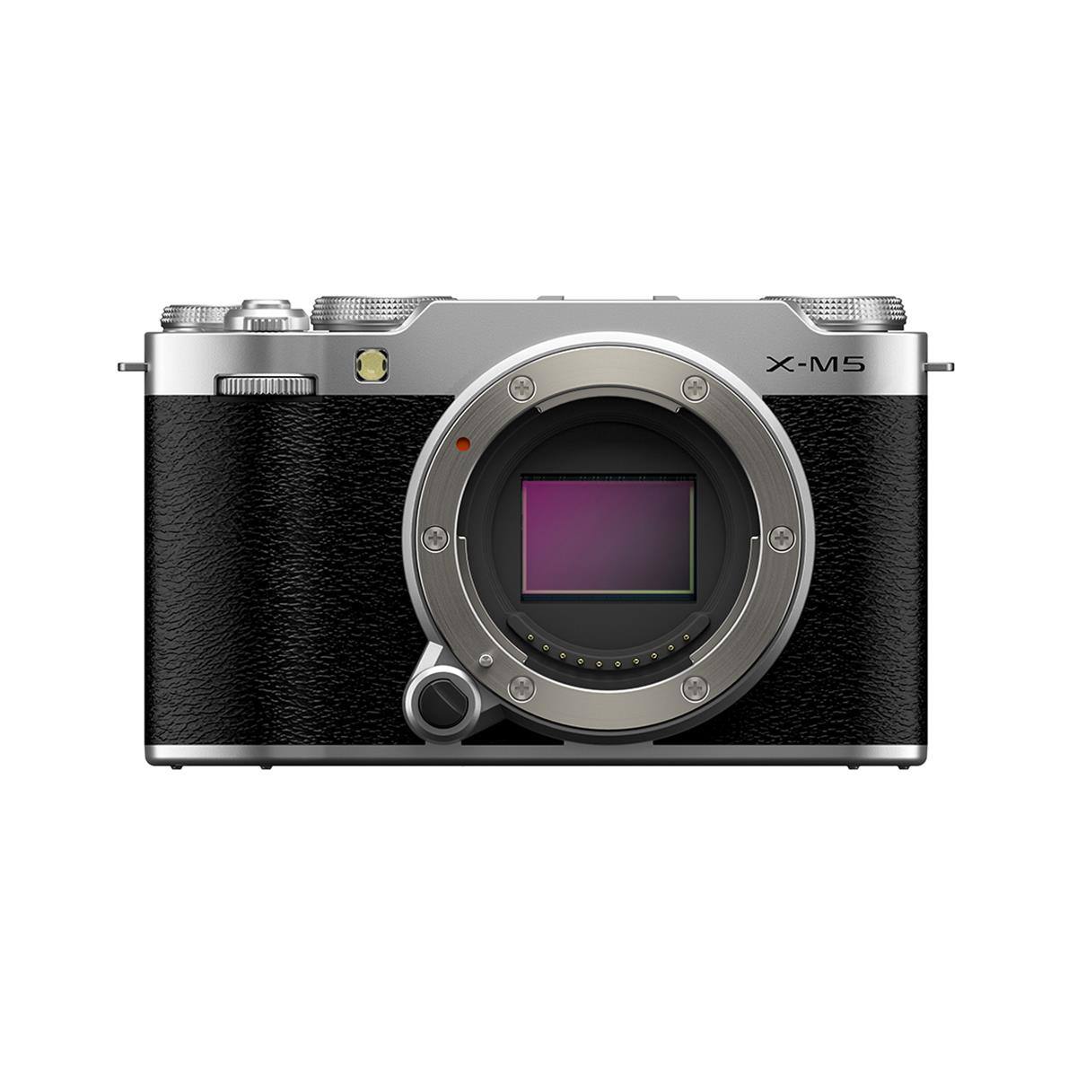 Alt View 5. Fujifilm - Fujifilm X-M5 Mirrorless Camera, Silver, Bundle with 128GB Memory Card, Extra Battery, Tripod with Ball Head.