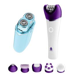 Smooth & Painless Hair Removal Kit – Pursonic Shaver & 6-in-1 Epilator - Multicolor