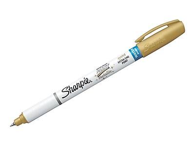 Sure, here is the corrected text:

- Sharpie
- Metallic
- Gold
- Ultra Fine Point
- Water Based
- 0.5 mm