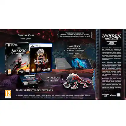 SPECIAL CASE
THIS EDITION INCLUDES THE POST-RELEASE DLC ADDITIONAL OUTFITS (INCLUDING EXCLUSIVE PLAYSTATION OUTFIT)
AWAKEN ASTRAL BLADE
PSS LORE BOOK THE ORIGIN OF TANIA & THE ANCIENT CIVILIZATIONS
AWAKEN ASTRAL BLADE
PSS
AWAKEN ASTRAL BLADE
ESDigital
ESDigital
12
ESDigital
12
AWAKEN ASTRAL BLADE
ESDigital
ESDigital
12
ESDigital
12
AWAKEN ASTRAL BLADE
ESDigital
ESDigital
12
ESDigital
12
AWAKEN ASTRAL BLADE
ESDigital
ESDigital
12
ESDigital
12
AWAKEN ASTRAL BLADE
ESDigital
ESDigital
12
ESDigital
12
AWAKEN ASTRAL BLADE
ESDigital
ESDigital
12
ESDigital
12
AWAKEN ASTRAL BLADE
ESDigital
ESDigital
12
ESDigital
12
AWAKEN ASTRAL BLADE
ESDigital
ESDigital - E10+ (Everyone 10+)